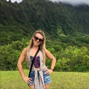 Lularoe long split side duster XS